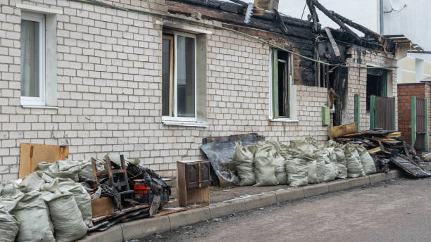 Professional Soot Cleanup technician working in Willernie, MN